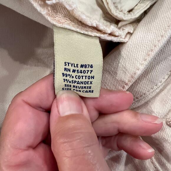 Women's Light Pink 5 Pocket Cotton/Spandex Denim Jeans - Size 8 (no tag) - Picture 6 of 8